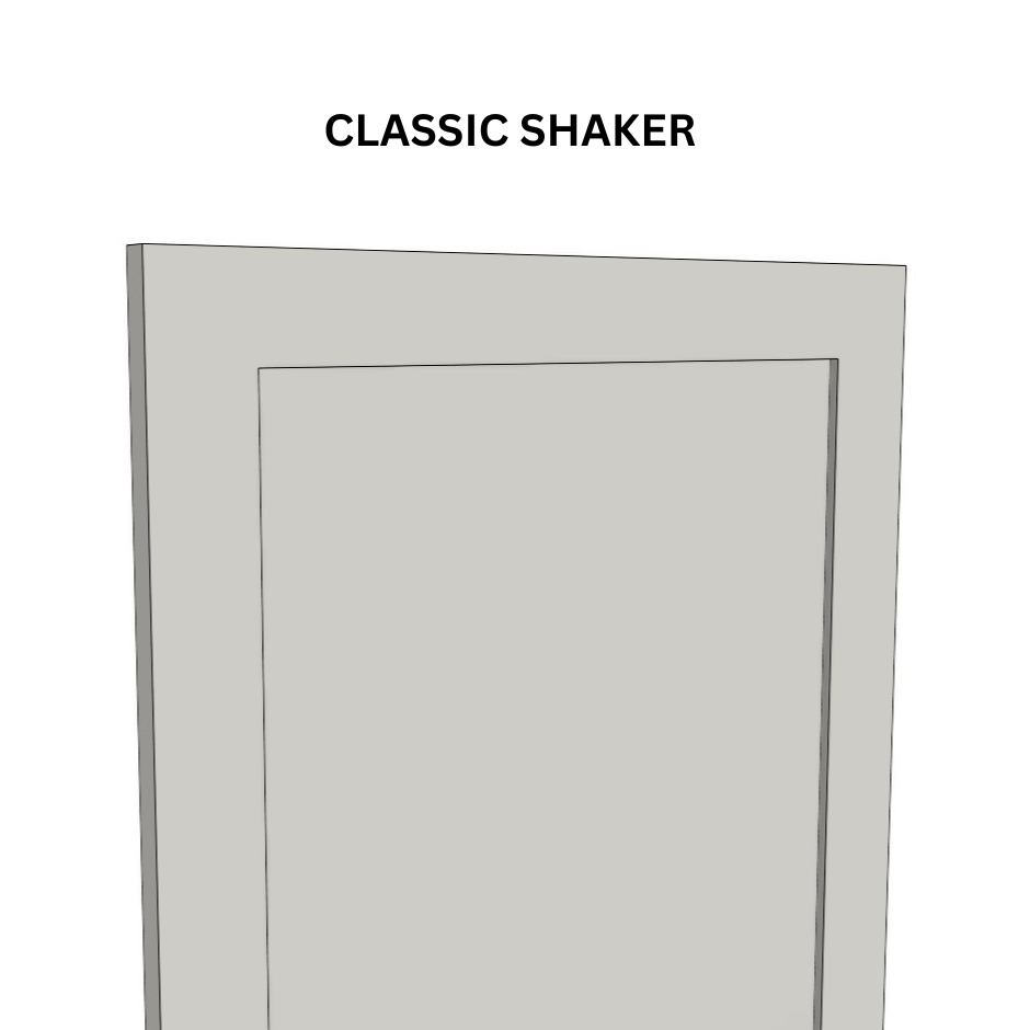 11.5" Wide x 15" High Sample Cabinet (5/8" Hardrock Maple Melamine Box - Painted Door White)