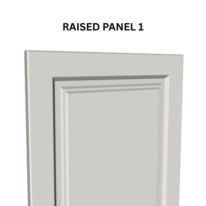 11.5" Wide x 15" High Sample Cabinet (5/8" Hardrock Maple Melamine Box - Thermofoil Door White)