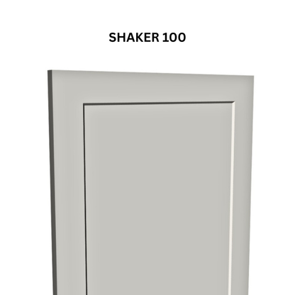 11.5" Wide x 15" High Sample Cabinet (5/8" Hardrock Maple Melamine Box - Painted Door White)