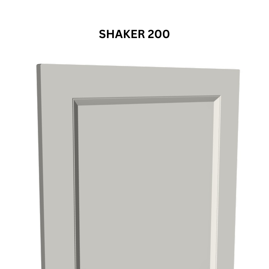 11.5" Wide x 15" High Sample Cabinet (5/8" Hardrock Maple Melamine Box - Painted Door White)