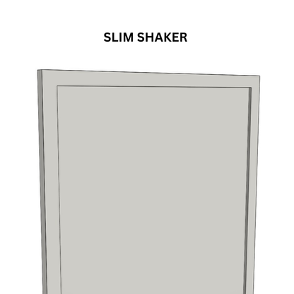 11.5" Wide x 15" High Sample Cabinet (5/8" Hardrock Maple Melamine Box - Painted Door White)